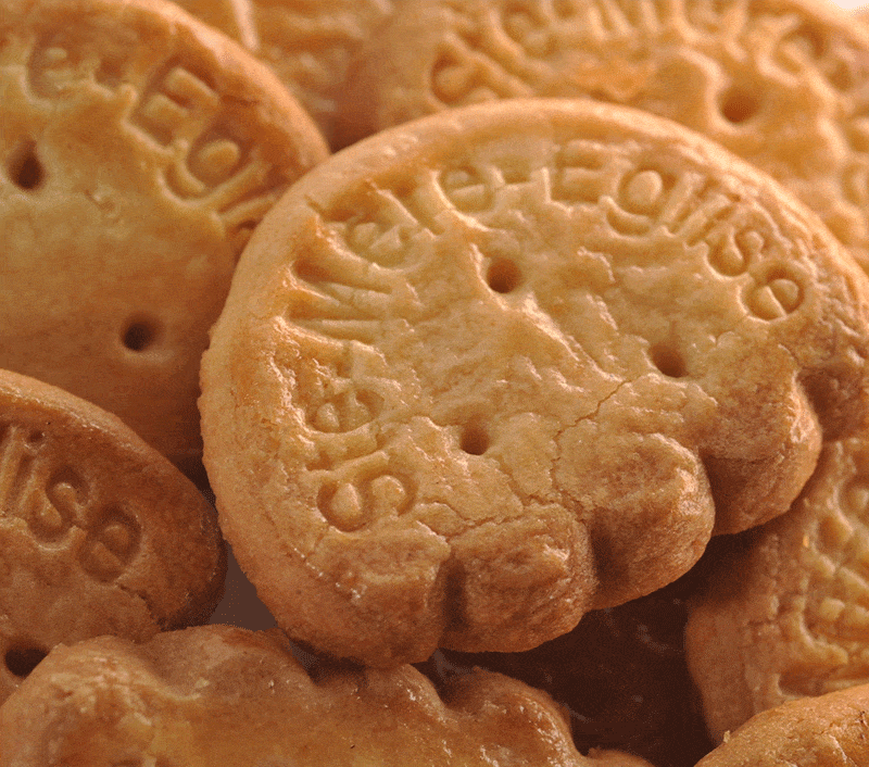 Délicieux biscuits artisanaux de la biscuiterie 'Le Biscuit', Sainte-Mère-Église.